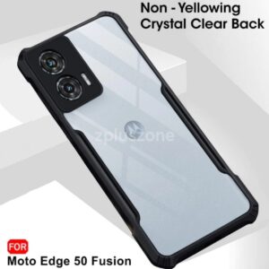 Moto edge 50 fusion transparent back cover